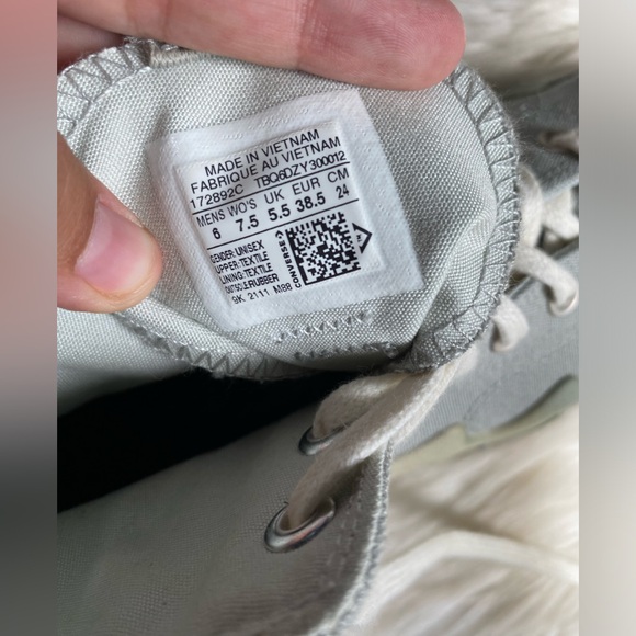 Converse Run Star Motion Hi Womens Grey Slate Sage Silver size 7.5 womens - Picture 10 of 10